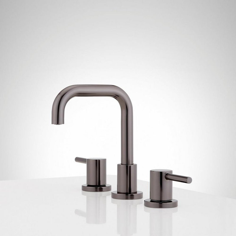Lexia 1.2 GPM Widespread Bathroom Faucet, Gunmetal