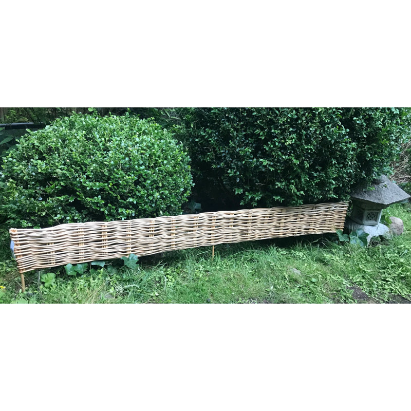 Bordure de pelouse en bois, H 1,2 pi x l 6 pi