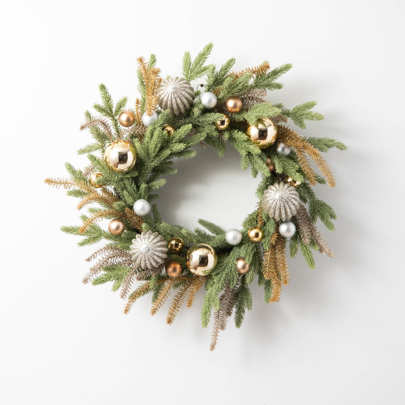 Handcrafted Faux Pine 26'' Wreath