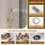 Système de douche thermostatique complet avec 3 jets de corps et jet manuel-110585249