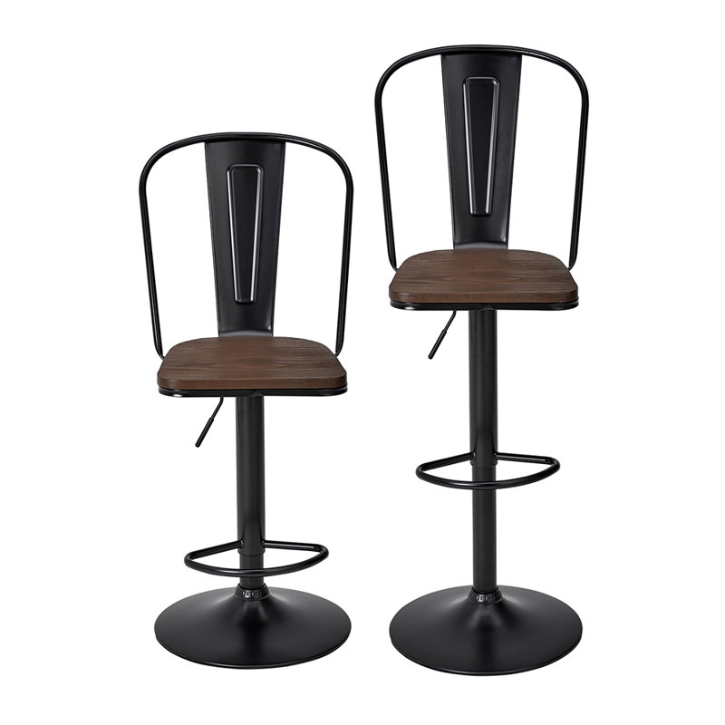 Braca Adjustable Height Bar Stool