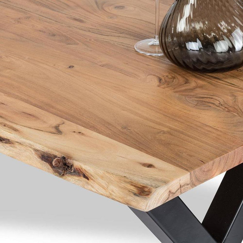 Carmelin Solid Wood Top Console Table, 17.5" H x 35.5" W x 24" D