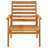 Patio Sofa Chair 2Pcs Solid Wood Acacia
