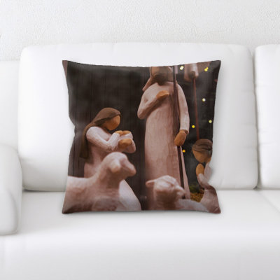 Coussin statue