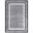 Maudeen Border & Stripe Shag 200 Performance Striped Rug-815203643