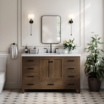 Grevera 55" Single Bathroom Vanity Set