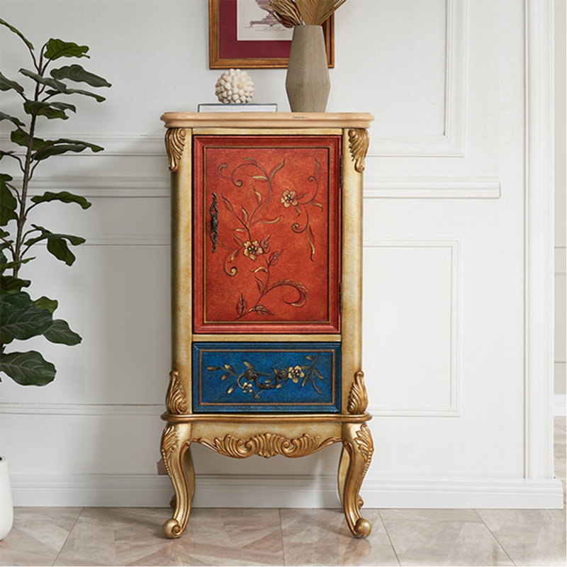 Buffet décoratif en bois massif