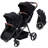 Lightweight Double Stroller for Infant & Toddler - Reversible Tandem Pushchair with Collapsible Bassinet - Adjustable Backrest & Canopy-125015369