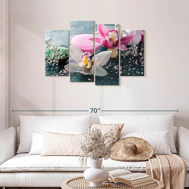 Harnek Orchid And Salt Scrub, 27" H x 43" W