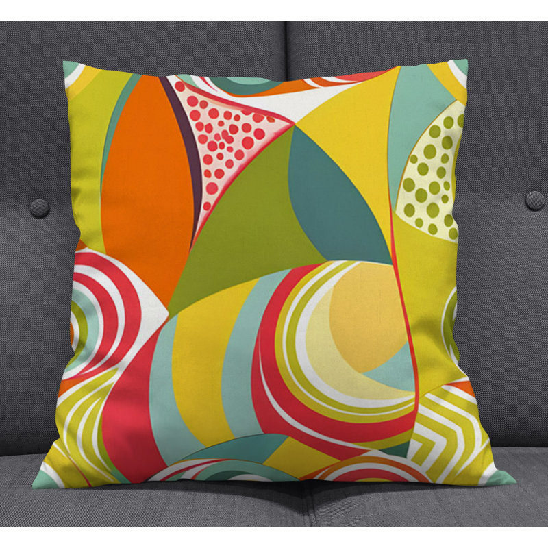 Coussin décoratif, Housse de coussin seulement - sans coussin, H 16 po x l 16 po