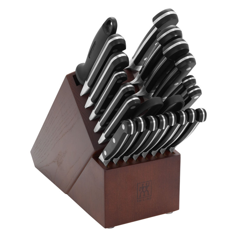 Pro 22 Piece Knife Block Set with Forged Steak Knives