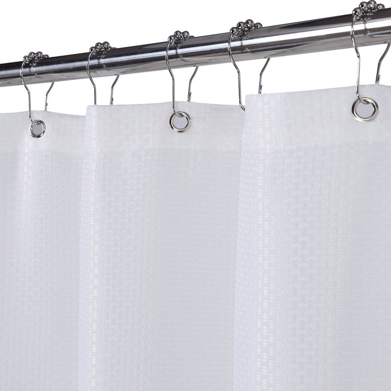 Reachel Polyester Shower Curtain, 182cm H x 213cm W, Dark Blue