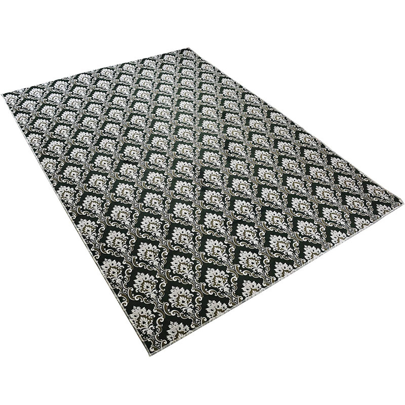 Slip Resistant No Pile Light Weight Nature Inspired Printed Area Rugs for Backyard Kitchen Living Room, Rectangle 5' x 7'