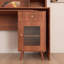 Bureau d'ordinateur rotatif avec rangement-209742298