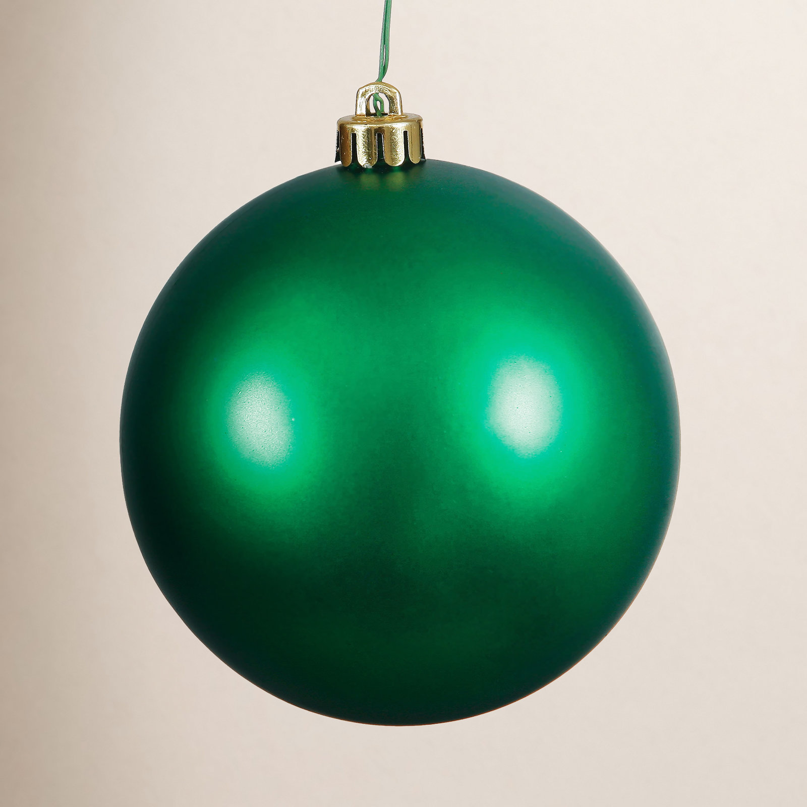 4" Shatterproof Bauble, Emerald