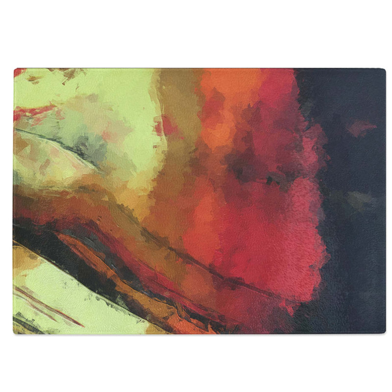 Tempered Glass Art Painting Vol.4 Chopping Board, 28.5 cm W x 20 cm L