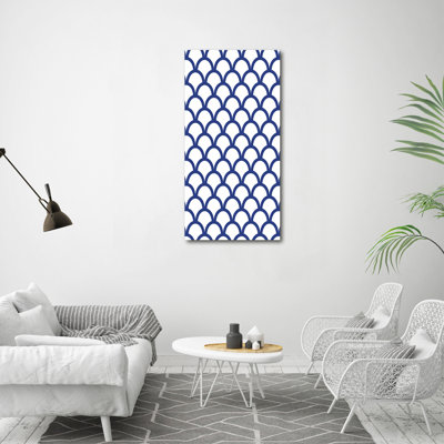 Marinistic Background - Wrapped Canvas Print