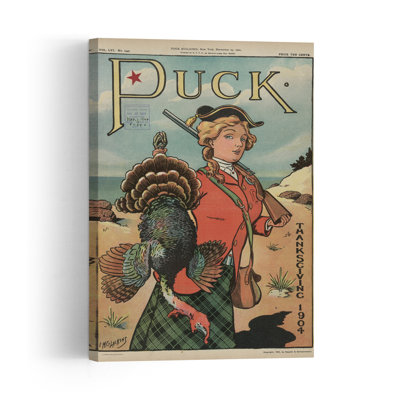 Puck Thanksgiving, 1904, oiseau contemporain, impression d'art mural