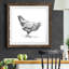 «Barn Fowl II», ensemble de 1 reproductions de photos encadrées sur toile-62719036-62719037