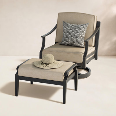 Tamarin Sunbrella® Swivel Patio Lounge Chair