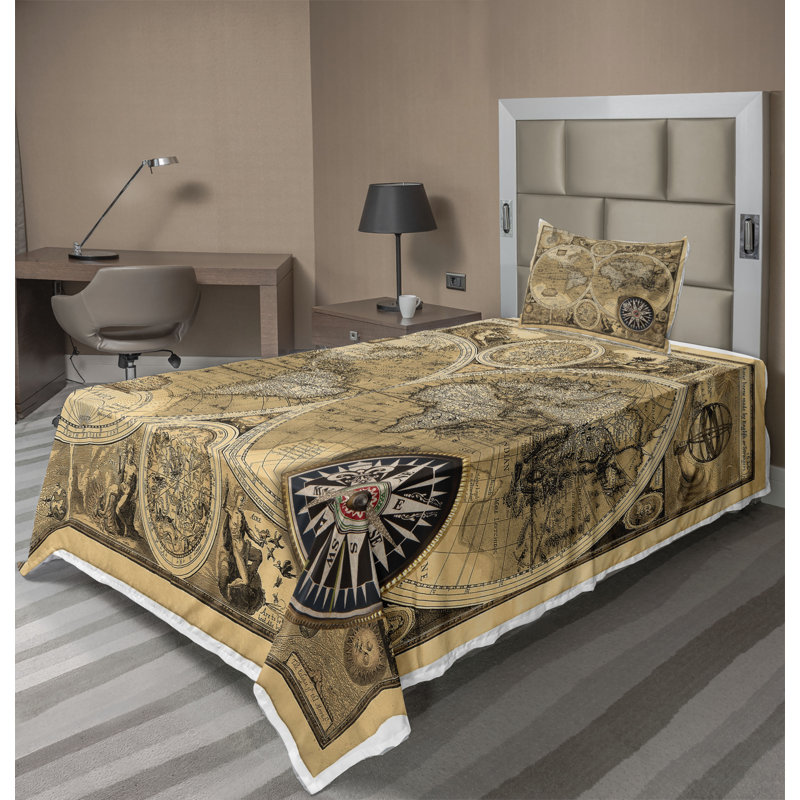 Microfiber Sheet Set, Twin Sheet Set + Fitted Sheet + 1 Pillowcase