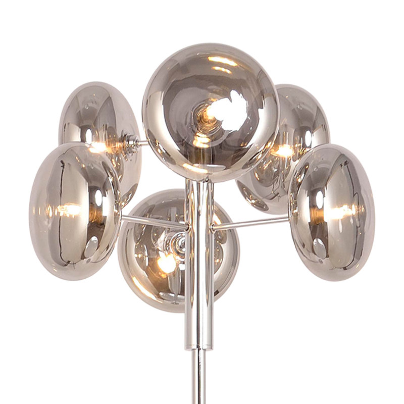 Rundelle 165cm Chrome Tree Floor Lamp