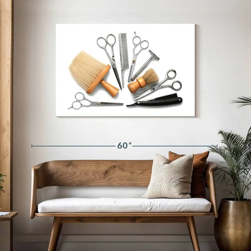 Shuttleworth Barber Set, 30" H x 45" W