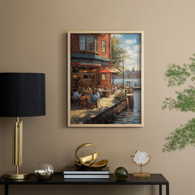 Série NAUTICAL DC XXVII - reproduction encadrée de qualité supérieure - prête à être accrochée - aucun clou requis
