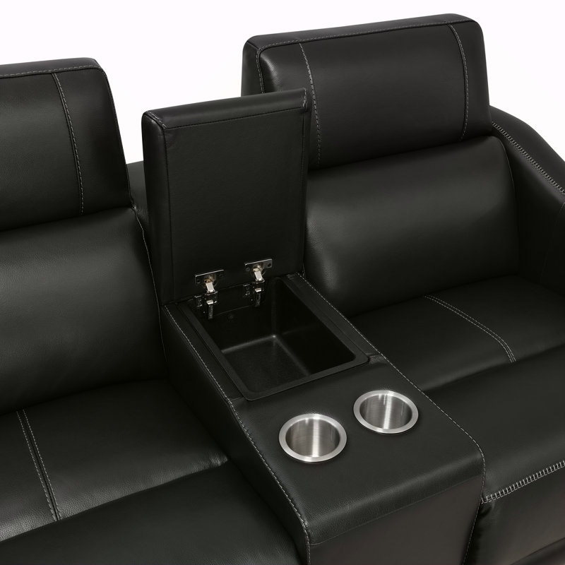 Causeuse en cuir Transition Dual-Power