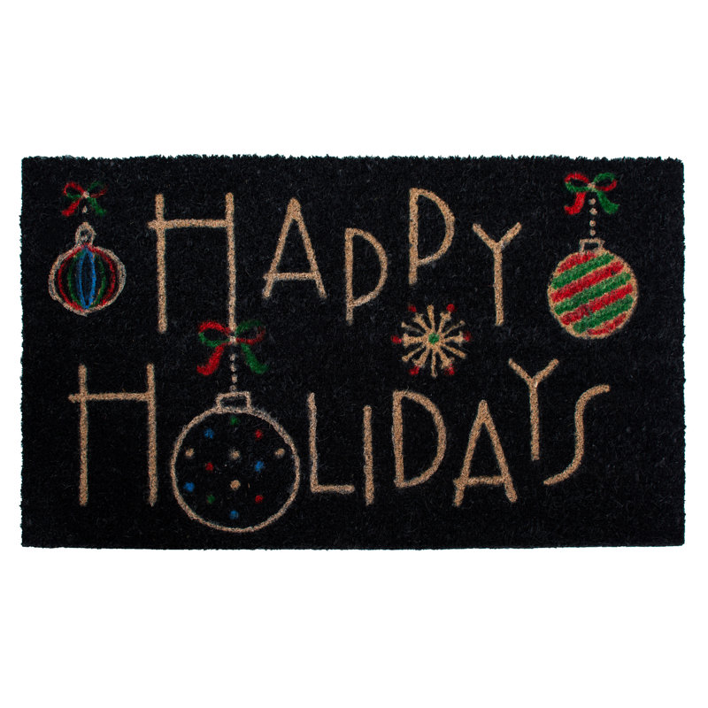 Floinn Non-Slip Christmas Outdoor Doormat, 24" x 36"