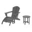 Chaise Adirondack en plastique avec repose-pieds Altura-87465139