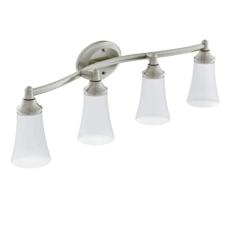 Eva 4-Light Vanity Light, Brushed Nickel