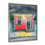 «Small Clapboard House Lit By Lighted Lanterns», reproduction sur toile-67348090-67348100
