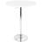 Contemporary Adjustable Bar Table in White