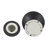 Dameisha Stoneware Ceramic Decorative Jar with Lid - Modern Textured Design-89110082-112965907
