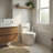 ADA Height One-Piece Toilet with Armrest, Tornado Flush 1.1/1.6 GPF, Soft Close Seat, MAP 1000G
