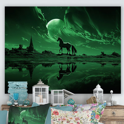 " Emerald Enigma Mystical Horse "