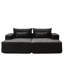 Canapé-lit modulaire surdimensionné de 87 po, fauteuil-lit moderne moelleux, sans assemblage, méridienne inclinable confortable pour chambre à coucher,-207208635