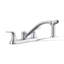 Double Handle Kitchen Faucet with Side Spray