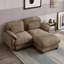 Canapé modulable deux places avec pouf amovible-1112572434