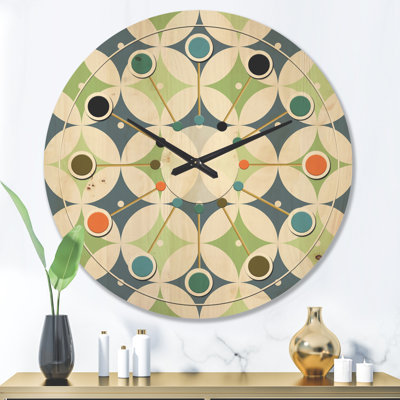 Horloge murale géométrique V