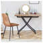 Table basse à hauteur réglable à hauteur ajustable - Bureau multifonctionnel moderne avec finition en bois naturel et structure en métal noir
