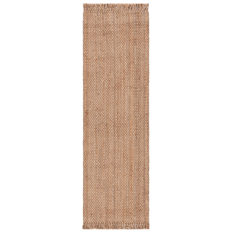 Parkerfield Handmade Flatweave Jute/Sisal Natural Area Rug, Runner 2'6" x 12'