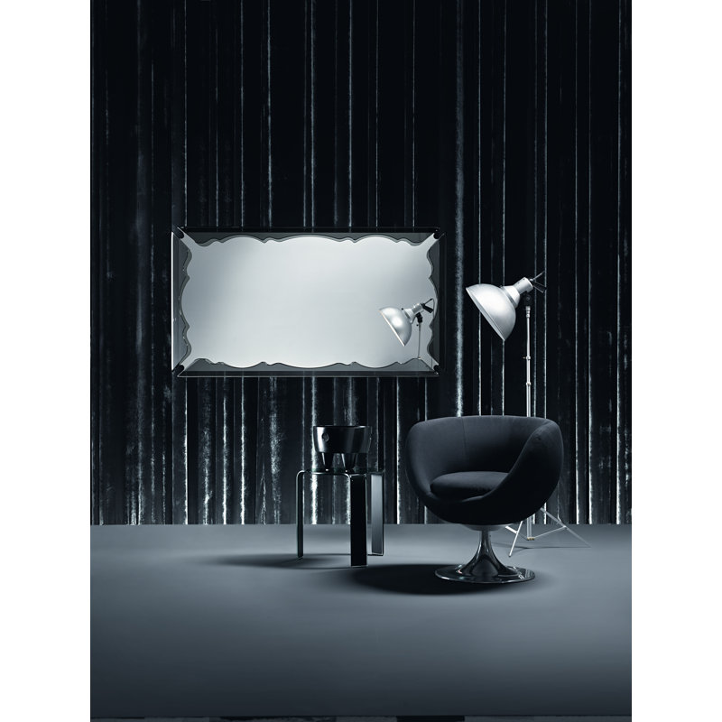 Burritt Glass Wall Mirror, Smoked, 108 cm H x 108 cm W x 12 cm D