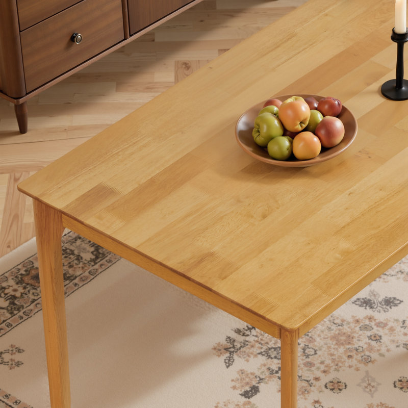 Table carrée moderne Momordique, Bois