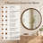 30'' Leyburn Modern Round Solid Natural Wood Framed Wall Mounted Mirror For Bathroom&Bedroom-146597778-146597779