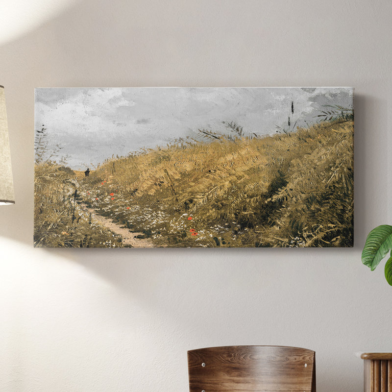 Série paysage - MCLXVII - Toile tendue avec châssis - Prêt à accrocher, H 16 po x l 32 po