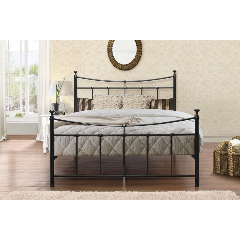 Hayler Bed Frame, Double (4'6), Black