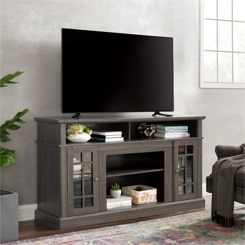 Meuble télé Classic Classic, Black + Dark Walnut