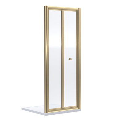 Bayswater 700mm Brushed Brass Bifold Door